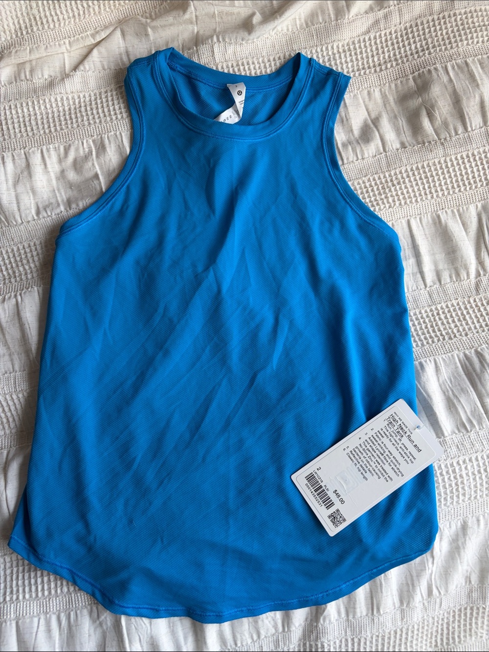 lululemon athletica Women’s Sleeveless Tank Top - Bright Blue